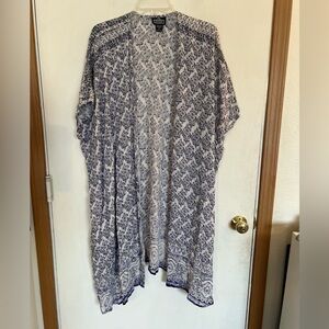 Angie Kimono Open Front kimono  Boho Coastal Cottagecore Art to wear medium